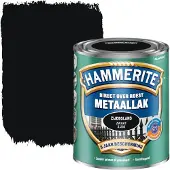 Hammerite Metaallak Zwart Z260 Zijdeglans 750ml