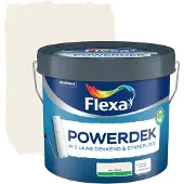 Flexa Powerdek latex RAL 9010 gebroken wit mat 2,5 liter