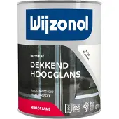 Wijzonol Dekkend Hoogglans 9235 Roomwit 750ml