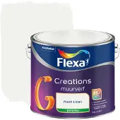 Flexa Creations muurverf fresh linen extra mat 2,5 liter
