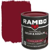 Rambo Pantserlak Deur En Kozijn Dekkend Hoogglans 1106 Klassiekrood 0,75l