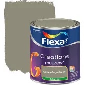 Flexa Creations muurverf camouflage green extra mat 1 liter