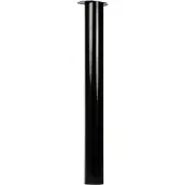 Duraline Meubelpoot Rond Staal 7,6x72cm Zwart
