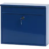 V-Part - Wandbrievenbus Granadan - Galvanized steel Powder Coated - blauw - Brievenbus