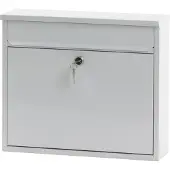 V-Part - Wandbrievenbus Granadan - Galvanized steel Powder Coated - wit - Brievenbus