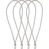 Seilflechter Elastieken Met Nylon Haak – 4 Mm X 35 Cm (set Van 4)
