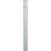 Duraline Meubelpoot Verstelbaar Staal 5,6x70-110cm Grijs