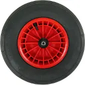 Altrad Fort kruiwagenwiel rood 130x20 mm