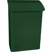 V-Part - Wandbrievenbus Lugon - Galvanized Steel Powder Coated - groen - Brievenbus