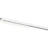 Overig Plus Uitschuifbare Gordijnrail Wit 210-400 Cm
