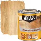 Cetabever vloer- & parketlak transparant blank zijdeglans 750 ml