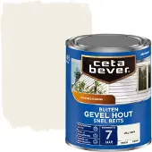 Cetabever gevel & kozijn snel beits dekkend RAL 9010 zijdemat 750 ml