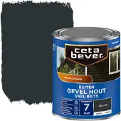 Cetabever gevel & kozijn snel beits dekkend RAL 7021 zijdemat 750 ml