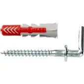 Fischer Universele plug met winkelhaak | DuoPower | 4 stuks (8x40)