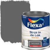 Flexa Strak in de lak voor binnen antraciet grijs hoogglans 750 ml