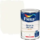 Flexa Houtlak Strak In De Lak - Hoogglans - Wit - 1,25l