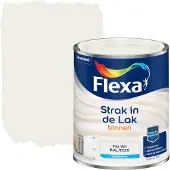 Flexa Strak in de lak voor binnen ral 9016 friswit zijdeglans 750 ml
