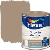 Flexa Strak in de lak voor binnen suedebruin zijdeglans 750 ml