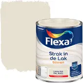 Flexa Houtlak Strak In De Lak - Hoogglans - Crème Wit Ral 9001 - 750ml