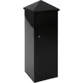 Vepa Bins Brievenbus staand vierkant zwart