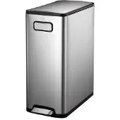 EKO - Ecofly pedaalemmer 30 liter - Stainless steel - mat RVS - Prullenbak