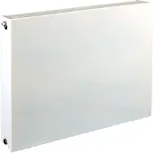 Sanivesk vlakke Plaatradiator Duo Raya Wit 60x60cm 985 watt