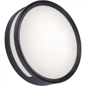 Lutec Ronde wandlamp Rola antraciet led paneel