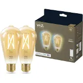 WiZ Connected WiZ Edison Filament lamp 2-pack - Warm tot Koelwit Licht - E27