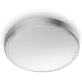 Philips RVS plafonnière Doris Ø 31cm