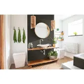 Grosfillex Wandpaneel Gx Wall+ Pvc Dark Oak 15x90cm