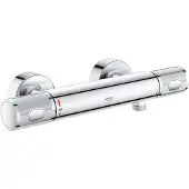 GROHE Douchekraan Thermostatisch QuickFix Precision Feel 120mm M kop Chroom