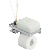 Tiger Toiletrolhouder Caddy - Rvs - Met Planchet - Chroom
