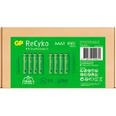 GP ReCyko Rechargeable AAA batterijen - Oplaadbare batterijen AAA 850mAh - 8 stuks AAA oplaadbare batterijen