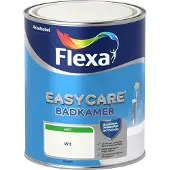 Flexa Easycare Keuken- En Badkamerverf - Mat - Wit - 1l