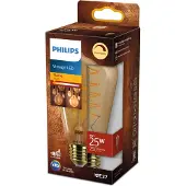 Philips Ledfilamentlamp Edison Classic Warmglow - Amber - D6,5cm - Dimbaar - Warm Wit - E27 - 4w