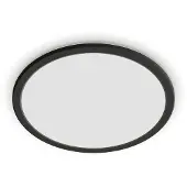 Philips Plafondlamp Superslim Zwart Ø25cm 15w