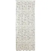 Sealskin Mind Douchegordijn 180x200 Cm Peva Zwart / Wit