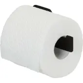 Tiger Colar - Wc rolhouder zonder klep - Zonder te boren - Toiletrolhouder zelfklevend - Zwart