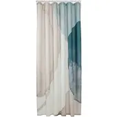 Sealskin Earth - Douchegordijn 180x200 cm - Polyester - Donkergroen / Off-white