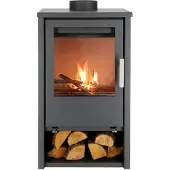 Livin Flame Houtkachel Nordland - 85 x 45 x 40 cm (hxbxd) - Geschikt voor ruimtes tot 150 m³ - Veilig en milieuvriendelijk