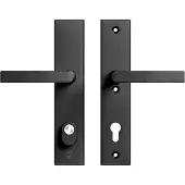 Axa Veiligheidsbeslag Edge Zwart Kruk-Kruk PC92 anti-kerntrek SKG***