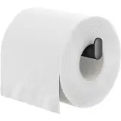 Tiger Cooper Toiletrolhouder - zonder klep - met L-vorm - zwart 800237