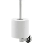Tiger Reserverolhouder Cooper - Rvs/zamak/abs - Rvs Geborsteld/zwart