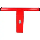 Carpoint Trekhaakbeveilliging - Voorkomt ongewenst openen - Beveiligen van achterdeuren of kofferbak - Voor bestelwagens of stationwagon - Hoogte 26cm - Breedte 41cm