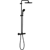 GROHE Vitalio Start - Doucheset 250 met thermostaat, 1-jet, mat zwart 266772430
