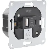 Q-Link USB stopcontact | (Inbouw, USB A, USB C)