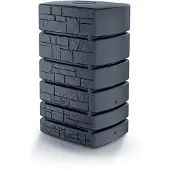 Prosperplast Regenton Tower Stone 500 liter antraciet