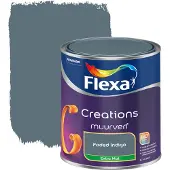 Flexa Creations Muurverf - Extra Mat - Faded Indigo - 1l