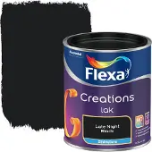 Flexa Houtlak Creations - Zijdeglans - Late Night Black - 750ml