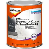 Alabastine 2 In1 Muurverf Badkamer En Keuken Antraciet 1 L